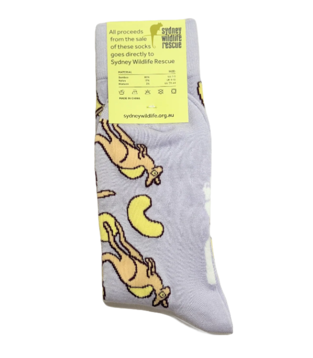 Hooroo Kangaroo Adult Socks (Size 7-11)